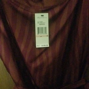 Kenneth Cole crimson pullover dress NWT